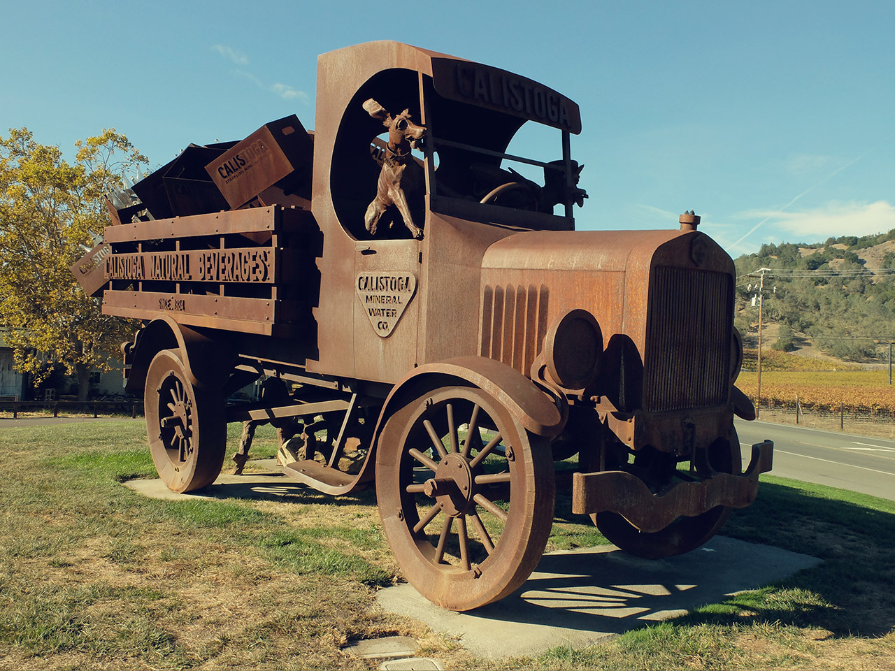 mineral water truck