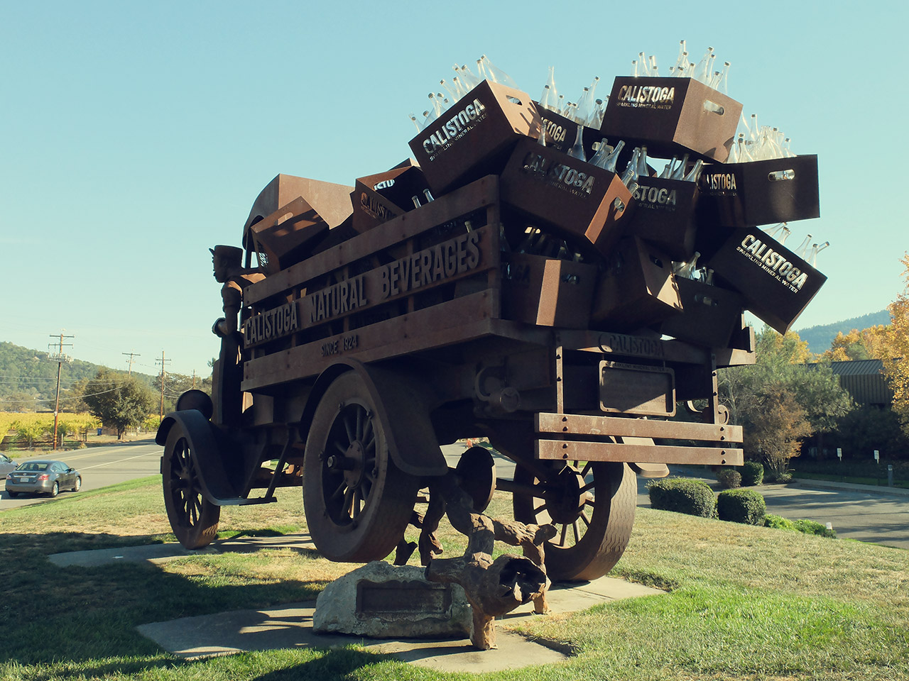 mineral water truck