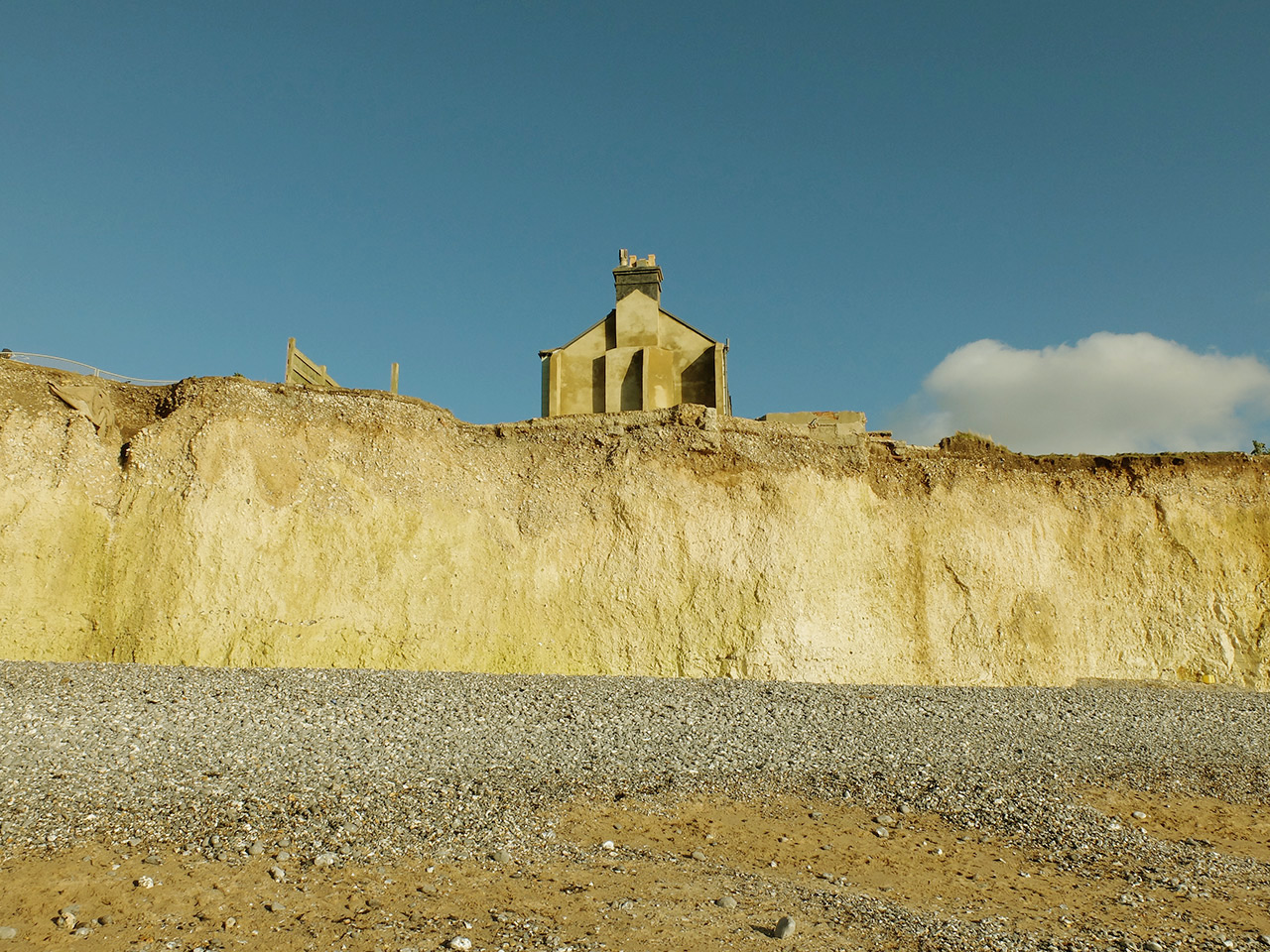 a cliff-top cottage